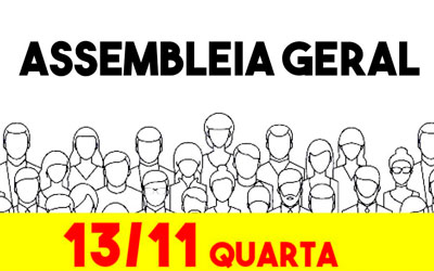 13/11 – ASSEMBLEIA GERAL