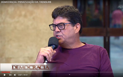 EM DEBATE NA TV ASSEMBLEIA, SINDIMETRÔ/RS DEFENDE A TRENSURB PÚBLICA
