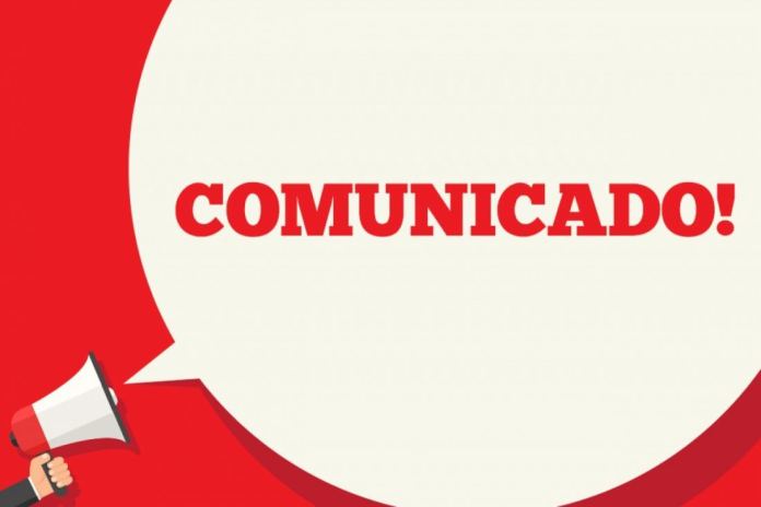 Comunicado da Comissão Eleitoral
