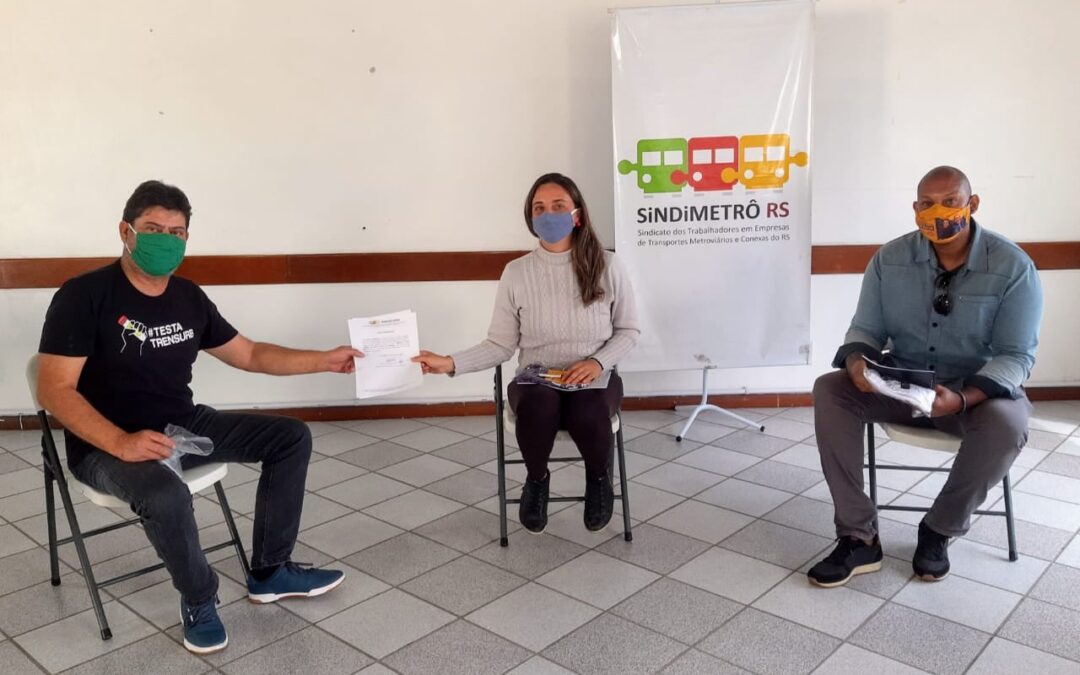 METROVIÁRIOS CONQUISTAM APOIO DE MAIS UMA CANDIDATURA CONTRA A PRIVATIZAÇÃO DA TRENSURB