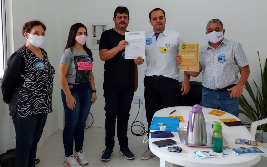 CANDIDATOS ALIAM-SE AO SINDIMETRÔ EM DEFESA DA TRENSURB PÚBLICA