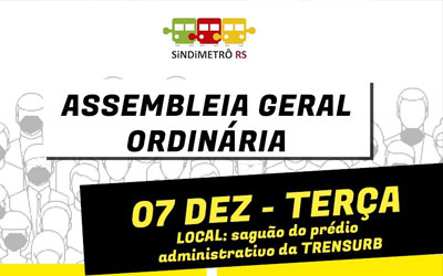 ASSEMBLEIA GERAL ORDINÁRIA