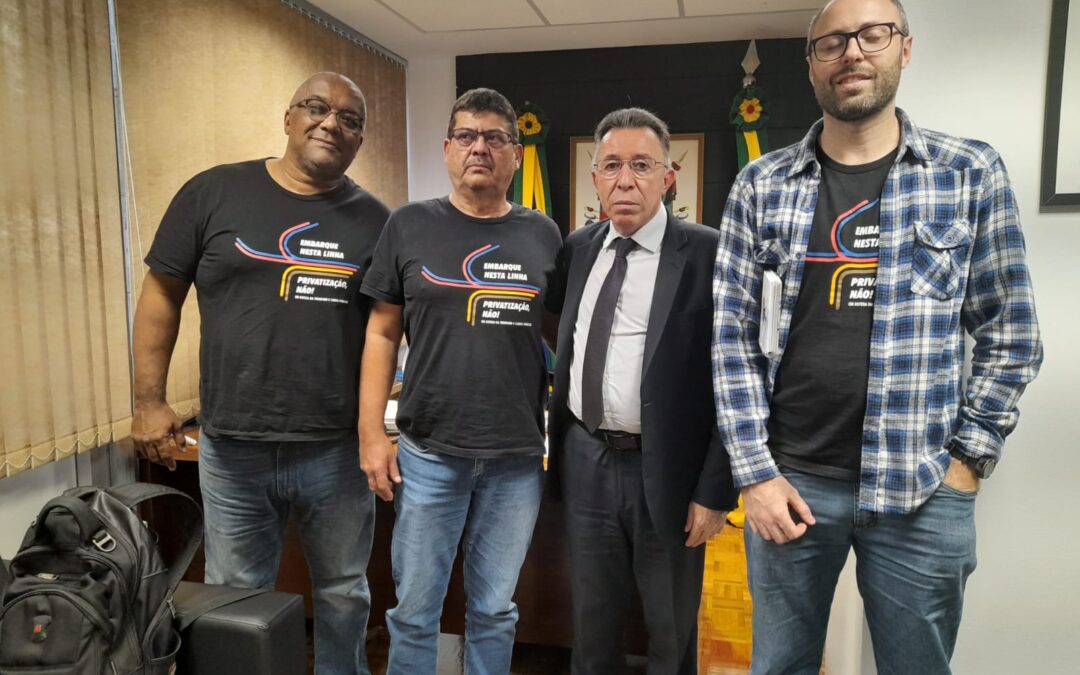 Sindimetrô é recebido pelo presidente da assembleia legislativa do RS