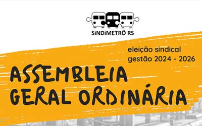 Assembleia Geral Ordinária para Eleição Sindical