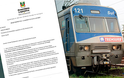 FRENTE PARLAMENTAR EM DEFESA DA TRENSURB PÚBLICA É PROTOCOLADA NA AL RS!