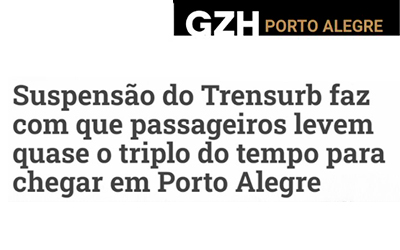 TARIFA ZERO PARA RECONSTRUIR E FORTALECER A TRENSURB PÚBLICA