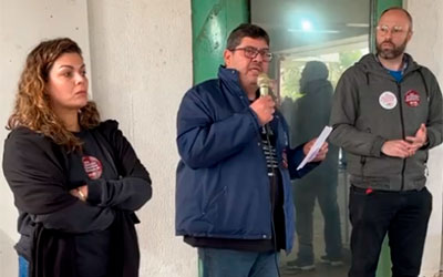 ASSEMBLEIA REJEITA PROPOSTA SALARIAL DA DIREÇÃO DA EMPRESA E SEGUE EM ESTADO DE GREVE