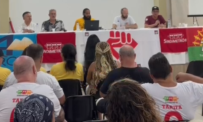 TARIFA ZERO É TEMA DE DEBATE REALIZADO PELO SINDIMETRÔ RS NA 1ª CONFERÊNCIA ANTIFASCISTA