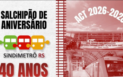 VENHA COMEMORAR OS 40 ANOS DO SINDIMETRÔ RS