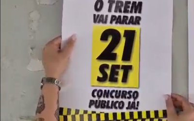 CONCURSO PÚBLICO JÁ, OU O TREM VAI PARAR!